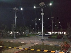 Ini Wajah Baru Alun-alun Kota Panggul Trenggalek