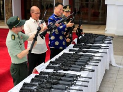 China Hadiahkan 3 Ribu Senapan Serbu untuk Filipina