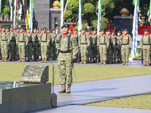 Markas Kostrad Peringati HUT Ke-72 TNI