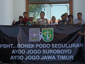 Suporter dan Pesilat Sepakat Damai dan Ikuti Proses Hukum