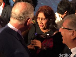 Momen Keakraban Menteri Susi dan Pangeran Charles Momen Keakraban Menteri Susi dan Pangeran Charles