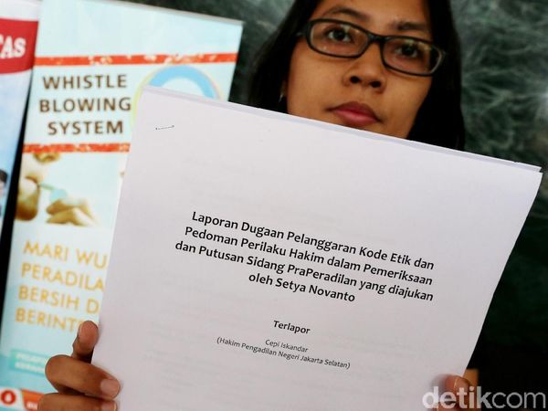 Hakim Cepi Dilaporkan ke MA Soal Pencabutan Status Setnov