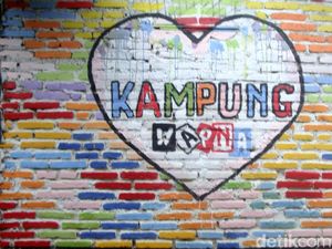 Keceriaan Anak-Anak di Kampung Warna Bobotsari Purbalingga