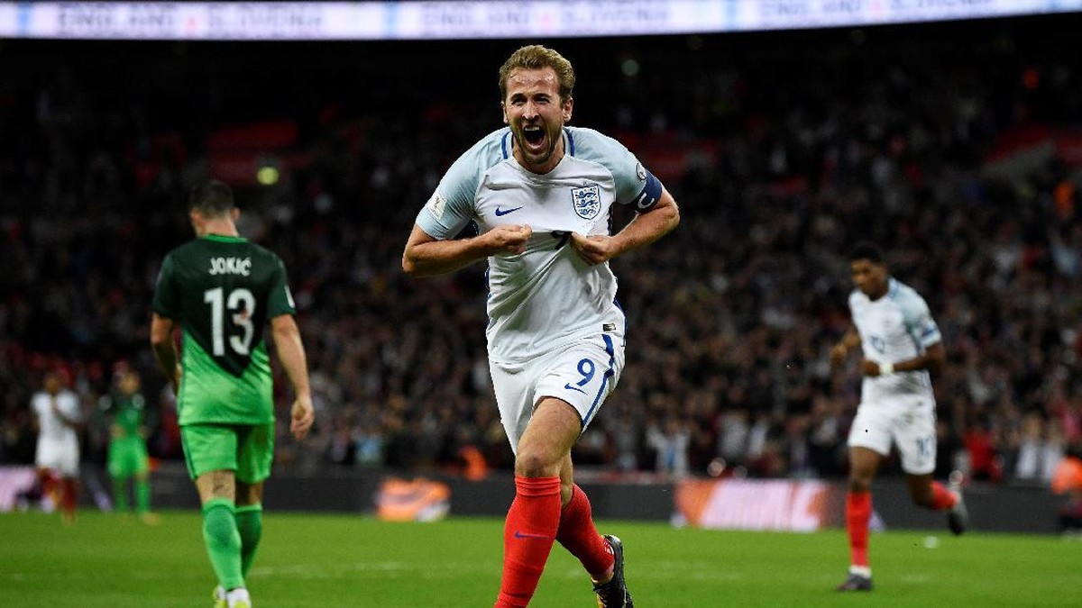 Gol tunggal Harry Kane loloskan Inggris ke Piala Dunia 2018 (Dylan Martinez/Reuters)
