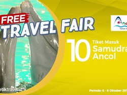 Free Travel Fair: Gratis Tiket Masuk Samudra Ancol
