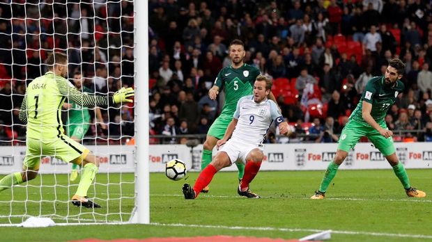 Gol Kane di Injury Time Loloskan Inggris ke Putaran Final