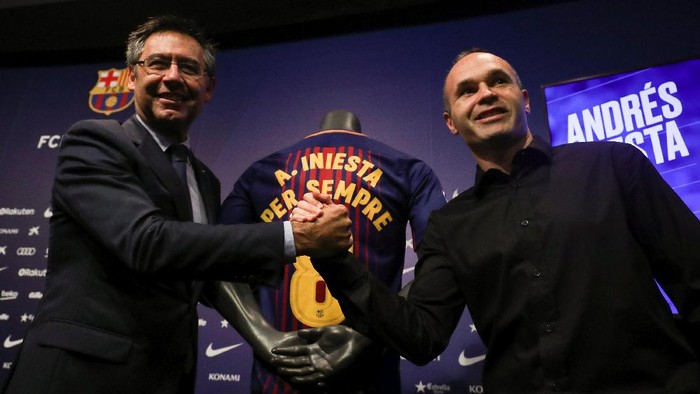 Gembiranya Iniesta Dapat Kontrak Baru, Fokus Akhiri Musim