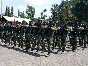 Peringatan HUT ke-72 TNI di Markas Divif 2 Kostrad