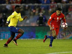 Chile Menang Tipis atas Ekuador