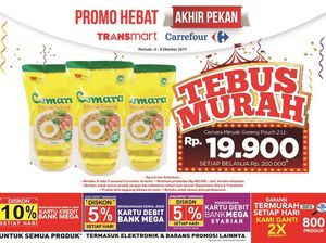Tebus Murah Minyak Goreng di Transmart Carrefour