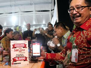 Asyik, Jajan di Taman Kota Intan Bisa Pakai JakOne Mobile