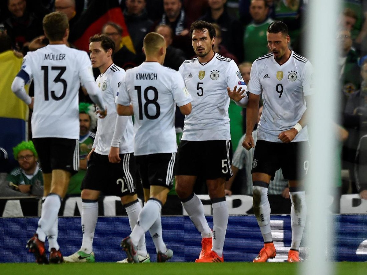 Timnas Jerman (Foto: Clodagh Kilcoyne/Reuters)