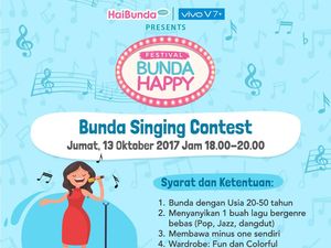 Singing Contest Ini Khusus Buat Bunda, Berminat Ikut? Singing Contest Ini Khusus Buat Bunda, Berminat Ikut?