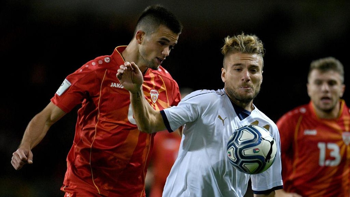 Italia diimbangi Makedonia 1-1 (Foto: Claudio Villa/Getty Images)