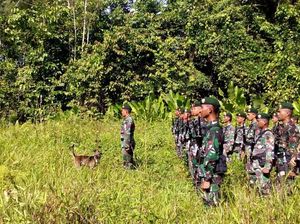 Upacara Peringatan HUT TNI di Pedalaman Papua