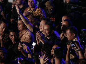 Ini Lautan Penonton Synchronize Fest Berebut Selfie dengan Jokowi