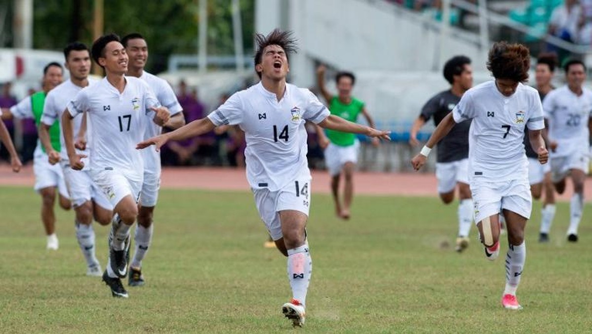 Timnas Thailand U-19 (AFP/Ye Aung Thu)