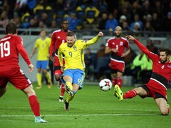 Swedia Gunduli Luksemburg 8-0