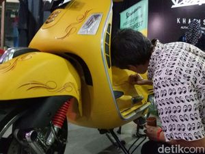 Meski Bukan Moge, Vespa Bisa Jadi Media untuk Berkreasi