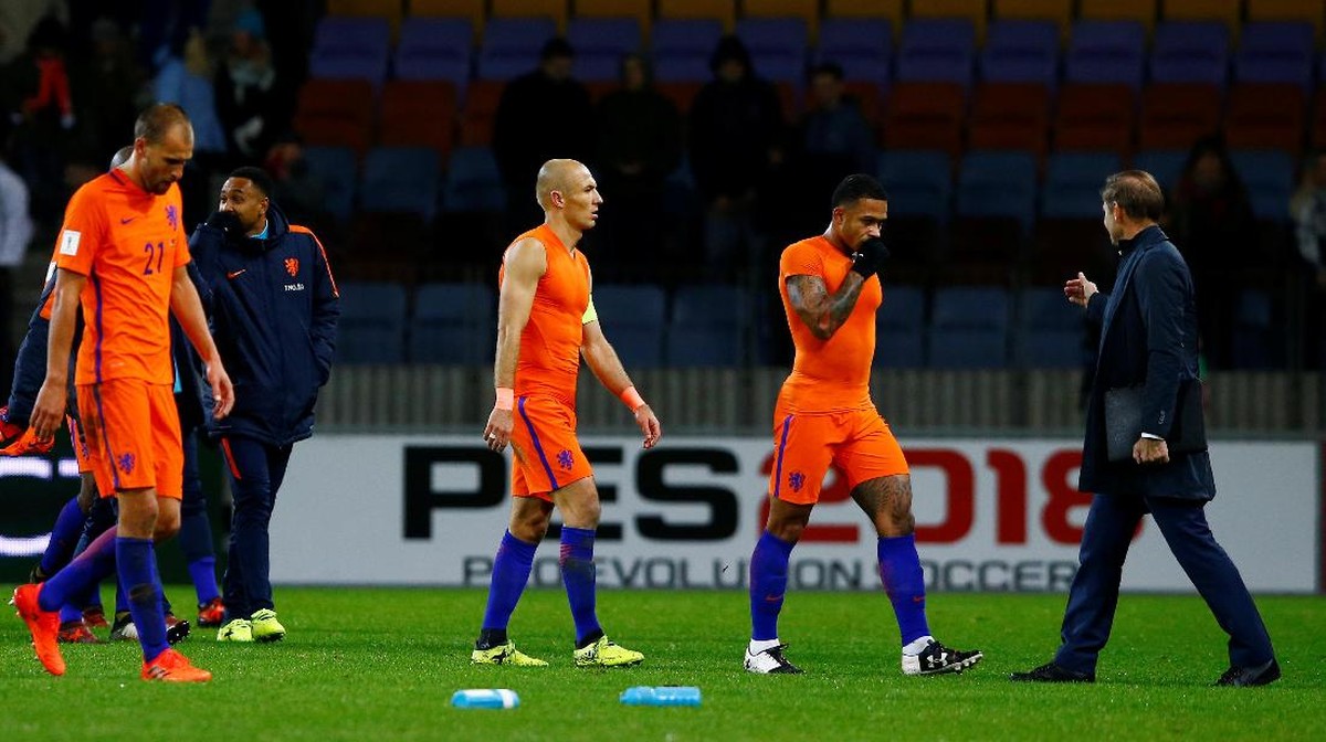 Timnas Belanda sulit lolos ke Piala Dunia 2018 (Vasily Fedosenko/Reuters)