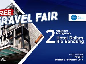 #FreeTravelFair : Gratis Tidur di Hotel Dafam Rio Bandung