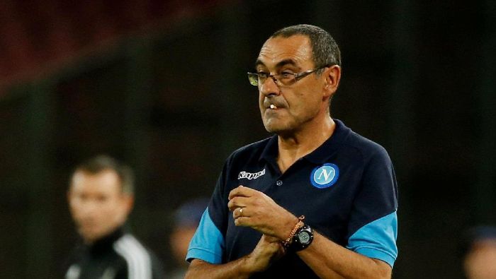 Maurizio Sarri saat di Napoli. (Foto: Ciro De Luca/Reuters) Maurizio Sarri saat di Napoli. (Foto: Ciro De Luca/Reuters)