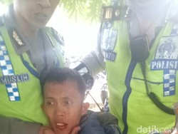 Pencuri Motor Bersenpi Tertangkap Usai Langgar Lalin di Sudirman