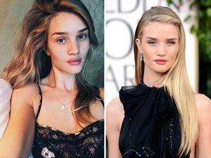 Foto: 10 Perbandingan Wajah Artis Hollywood Sebelum dan Sesudah Makeup