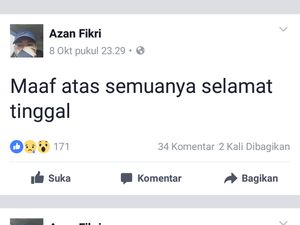 Ini Status FB Terakhir Polisi di Banyuasin Sebelum Tewas Bunuh Diri