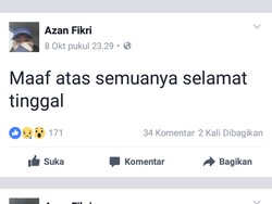 Ini Status FB Terakhir Polisi di Banyuasin Sebelum Tewas Bunuh Diri