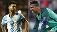 Kompaknya Messi dan Ronaldo di Piala Dunia 2018