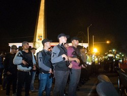 Potret Polisi Kota Bogor Siaga Sampai Dini Hari