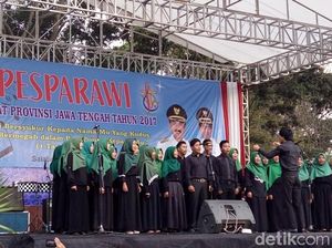 Di Pembukaan Pesta Paduan Suara Gereja, HMI Tampilkan Lagu Tadarus