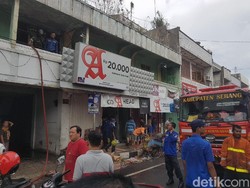 Toko di Serang Terbakar, Diduga Korsleting Listrik