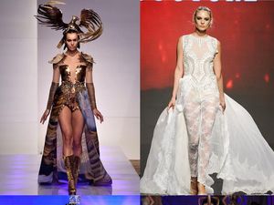 Desainer Indonesia Pamer Panah Srikandi Hingga Garuda di Los Angeles