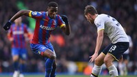 Wilfried Zaha mencatatkan laju 35,16 km per jam pada musim 2014/2015 untuk Crystal Palace. (Foto: Shaun Botterill/Getty Images)