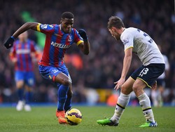 Wilfried Zaha mencatatkan laju 35,16 km per jam pada musim 2014/2015 untuk Crystal Palace. (Foto: Shaun Botterill/Getty Images)