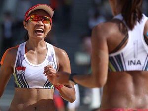 Setelah Runner-up di Jepang, Voli Pantai Bakal Lebih Ngotot di Palembang Setelah Runner-up di Jepang, Voli Pantai Bakal Lebih Ngotot di Palembang