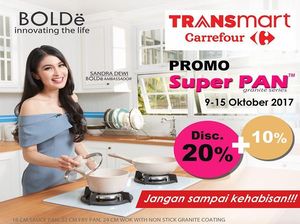 Diskon 10% Peralatan Masak Bolde Super Pan di Transmart Carrefour