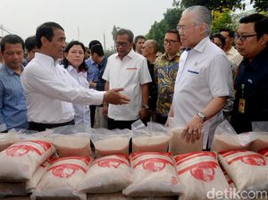 Dua Menteri Jokowi Cek Beras ke Pasar Induk Cipinang