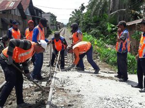 KAI Tutup 12 Perlintasan Liar di Sumatera Utara