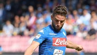 Dries Mertens dari Napoli. Francesco Pecoraro/Getty Images.