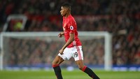 Marcus Rashford mencatatkan laju 35,21 km per jam pada musim 2016/2017 untuk Manchester United. (Foto: Alex Livesey/Getty Images)