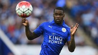 Jeffrey Schlupp mencatatkan laju 35,26 km per jam pada musim 2015/2016 untuk Leicester City. (Foto: Laurence Griffiths/Getty Images)