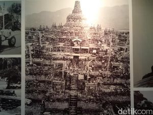 Foto: Pameran Foto-foto Candi Borobudur Dipugar