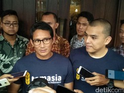 Sandiaga: Indra Uno Masih Pimpin OK OCE, tapi Tak Terima Dana DKI
