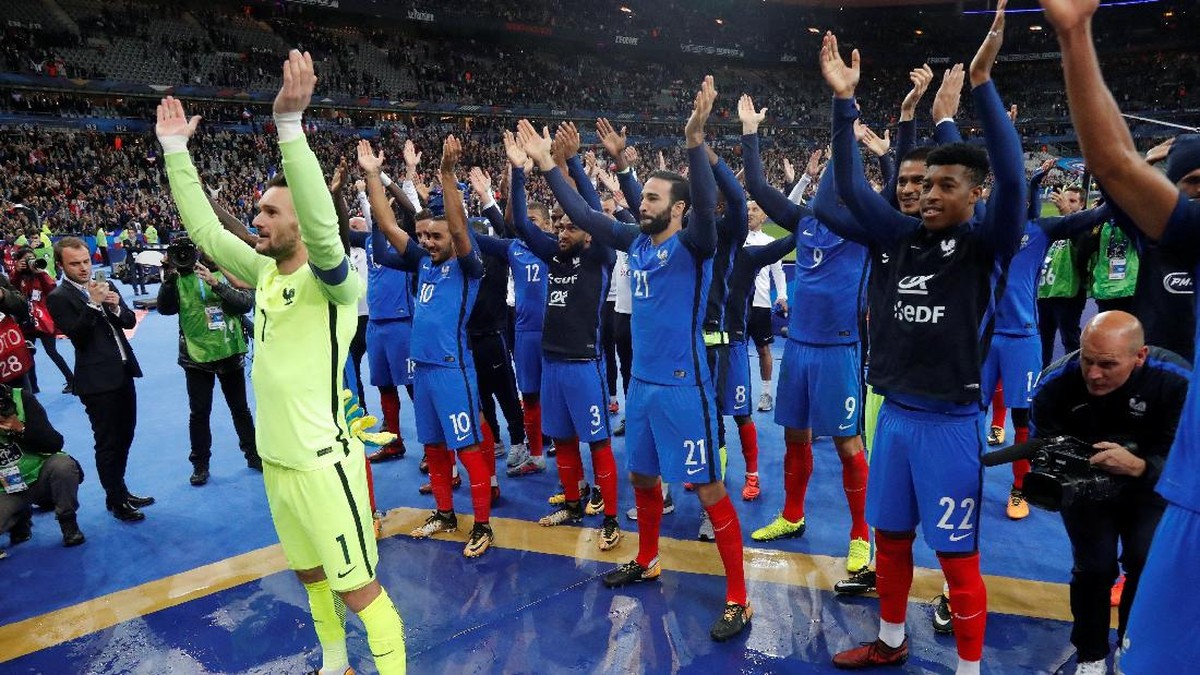 Hugo Lloris saat membela timnas Prancis. (Foto: Charles Platiau/ REUTERS)