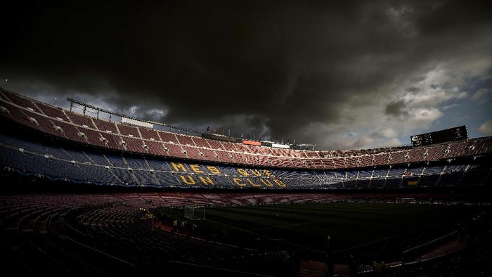 BARCELONA, SPAIN - SEPTEMBER 12: A genral view of the stadium prior to the UEFA Champions League group D match between FC Barcelona and Juventus at Camp Nou on September 12, 2017 in Barcelona, Spain.  (Photo by David Ramos/Getty Images)