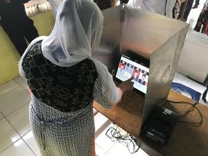Meriahnya Pilkades Serentak dengan Sistem e-Voting di Bantaeng