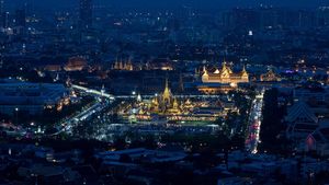 Melihat Persiapan Kremasi Raja Thailand yang Megah